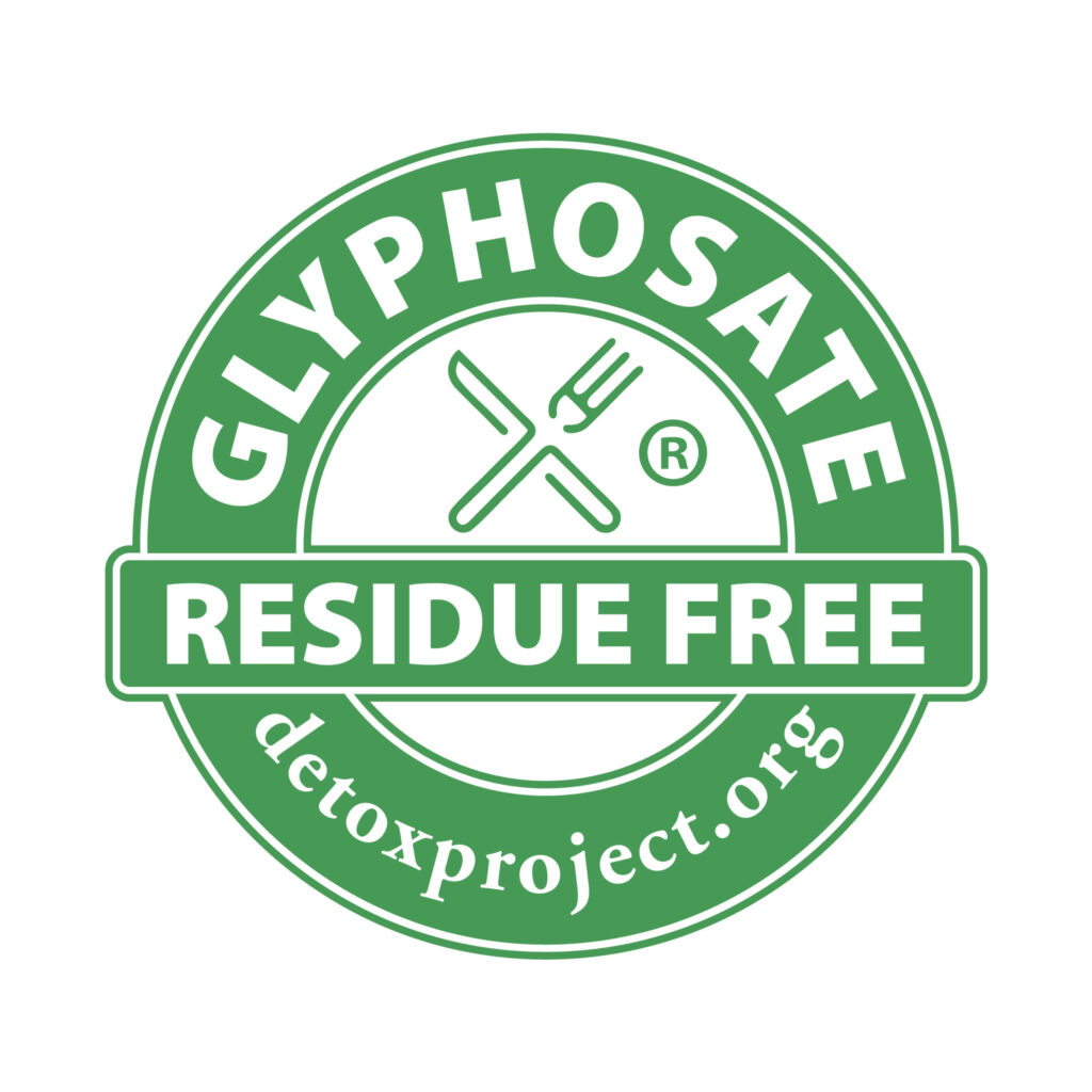 Certified Glyphosate Residue Free